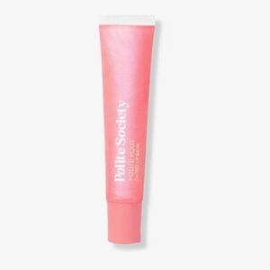 Polite Society Polite Pout Glossy Lip Balm In Peach Bellini